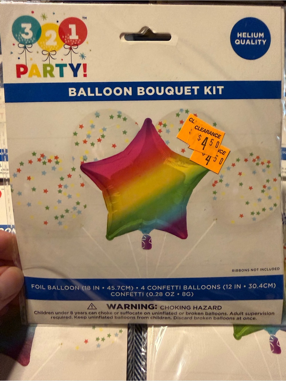 Rainbow Star Balloon Bouquet Kit - Multicolor